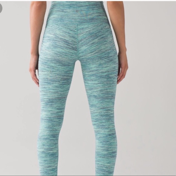 lululemon athletica Pants - Lululemon Teal Full Length Wunder Under Pants